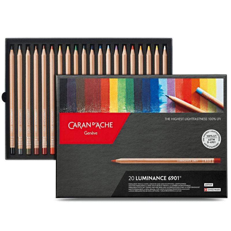 Caran d'Ache - LUMINANCE 6901 - Box of 20 Colours by Caran d'Ache on Schoolbooks.ie