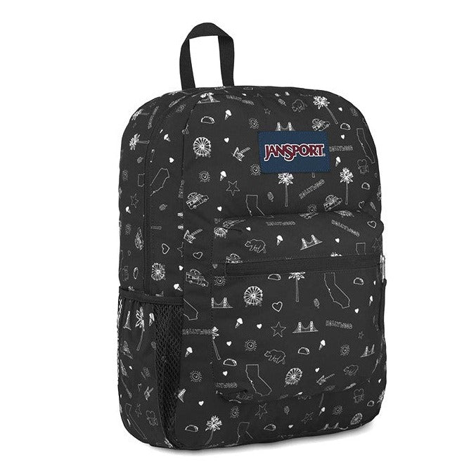JanSport Cross Town Backpack - California Icons by JanSport on Schoolbooks.ie