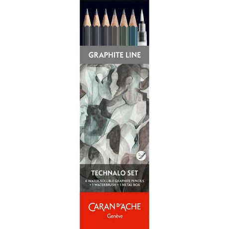 Caran d'Ache - 6 Assorted Technalo Pencils (2B, HB, B) by Caran d'Ache on Schoolbooks.ie