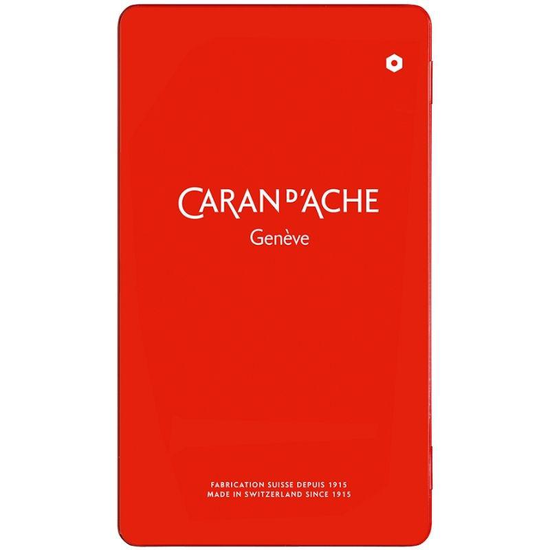 Caran d'Ache - Fibralo - Metal Tin with 10 Assorted Colours by Caran d'Ache on Schoolbooks.ie