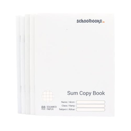 Schoolbooks.ie - Sum Copy Book - 88 Page - Pack of 5 by Schoolbooks.ie on Schoolbooks.ie