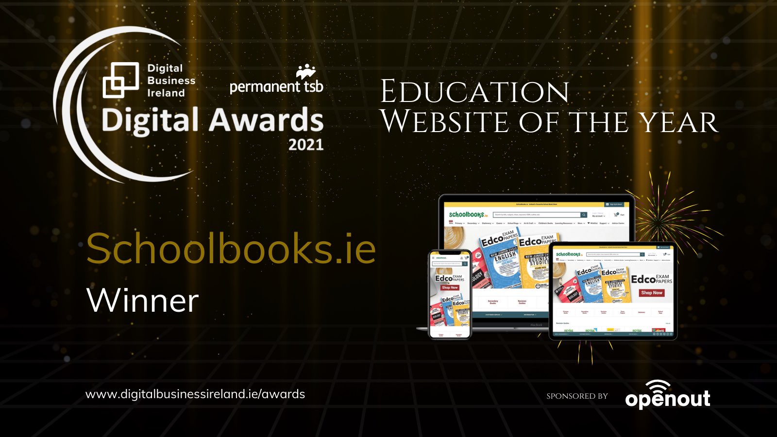 Schoolbooks.ie wins Education Website of the Year 2021