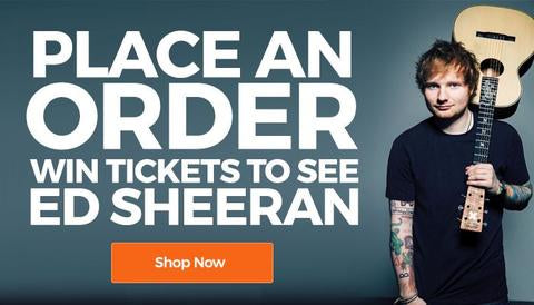 Win Ed Sheeran Tickets