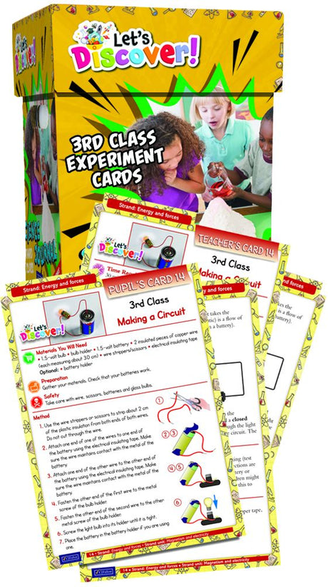 ■ Let's Discover! - 3rd Class - Science Experiment Cards by CJ Fallon on Schoolbooks.ie