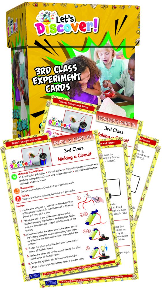 ■ Let's Discover! - 3rd Class - Science Experiment Cards by CJ Fallon on Schoolbooks.ie