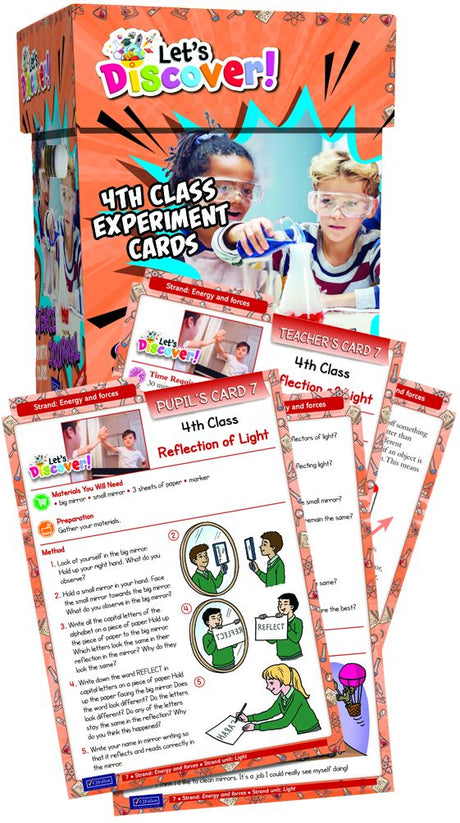 Let's Discover! - 4th Class - Science Experiment Cards by CJ Fallon on Schoolbooks.ie