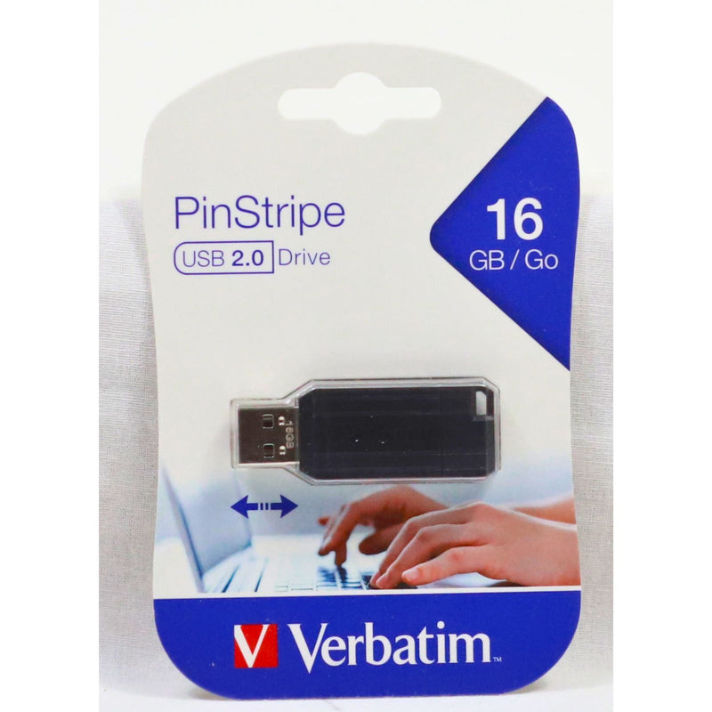 Verbatim Pinstripe USB Drive - 16GB by Verbatim on Schoolbooks.ie