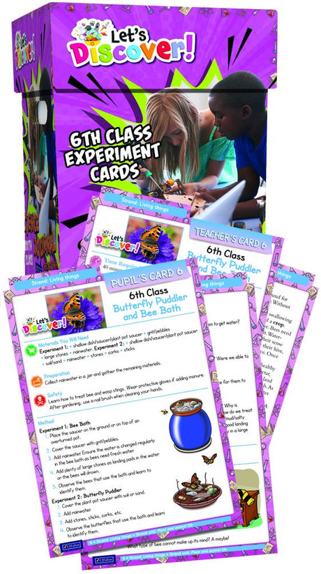 Let's Discover! - 6th Class - Science Experiment Cards by CJ Fallon on Schoolbooks.ie