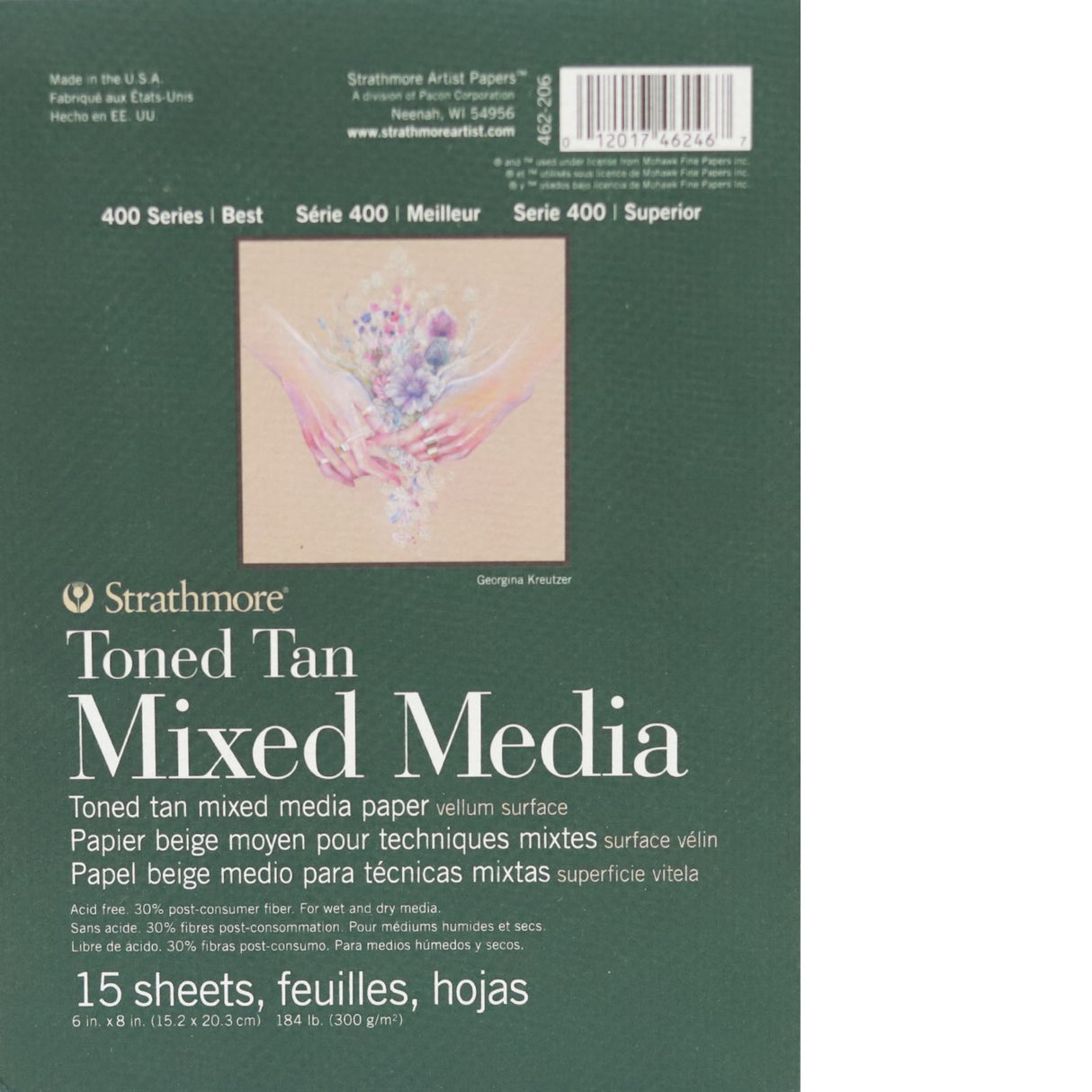 ■ Strathmore - Toned Tan Mixed Media Pad - 6" x 8" - 15 Sheets by Strathmore on Schoolbooks.ie