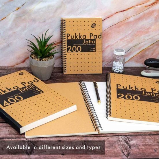 Pukka Pad - A4 Project Book - Kraft - 200 Pages by Pukka Pad on Schoolbooks.ie