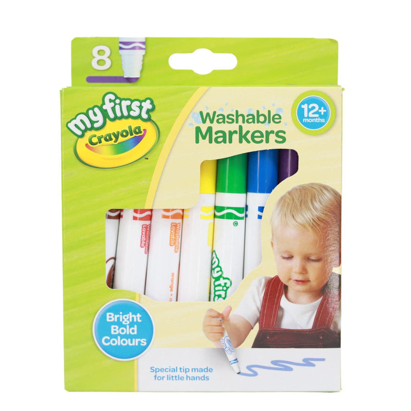 Crayola - My First Washable Markers - Pack of 8 by Crayola on Schoolbooks.ie