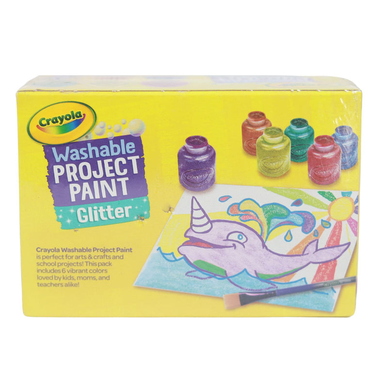 Crayola Glitter Paint 6 Pack by Crayola on Schoolbooks.ie