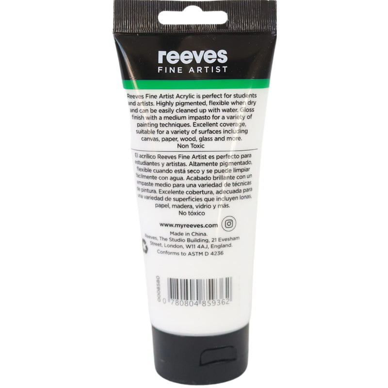 Reeves - Fine Acrylic Titanium White - 200ml by Reeves on Schoolbooks.ie