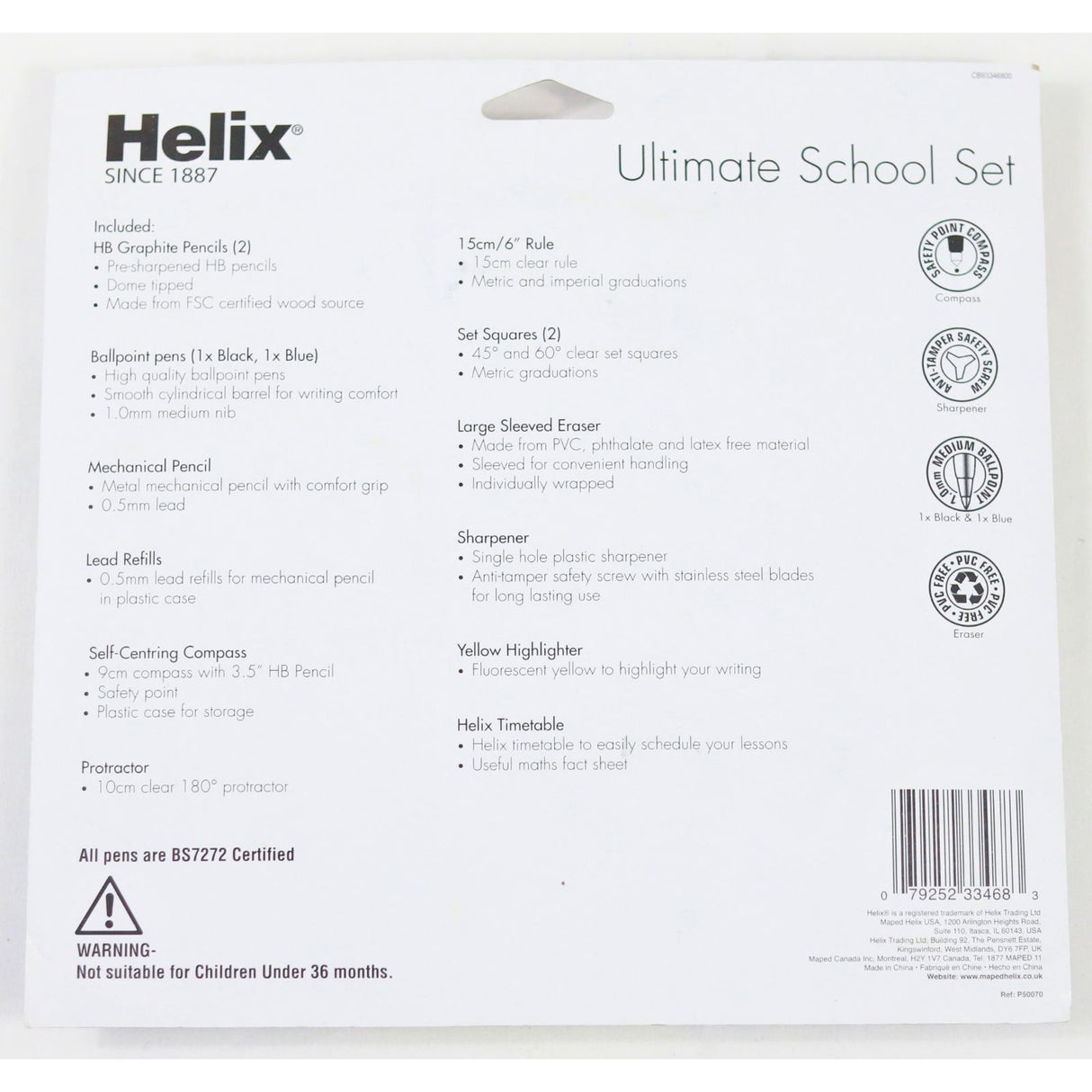 Helix - Ultimate School Set - 16 Piece by Helix on Schoolbooks.ie