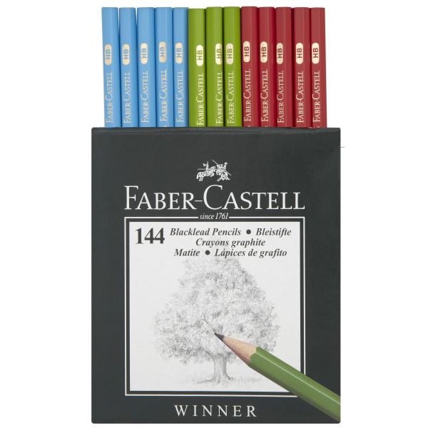 Faber-Castell - Winner Graphite Pencils - Box 144
