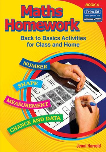 Maths Homework - Book A - Senior Infants by Prim-Ed Publishing on Schoolbooks.ie