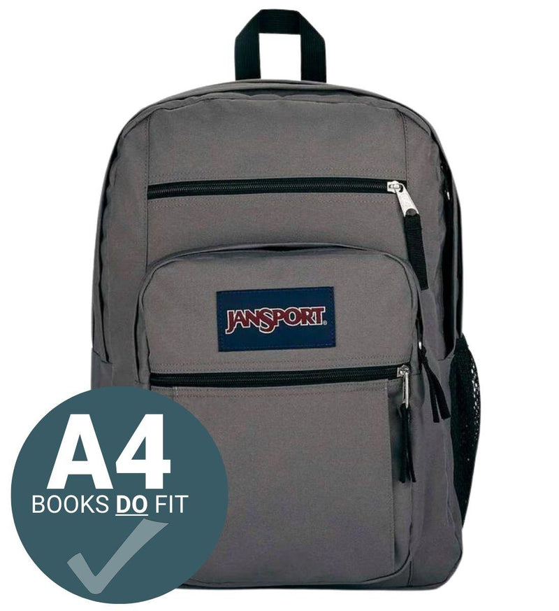 JanSport Big Student Backpack - Graphite Grey by JanSport on Schoolbooks.ie