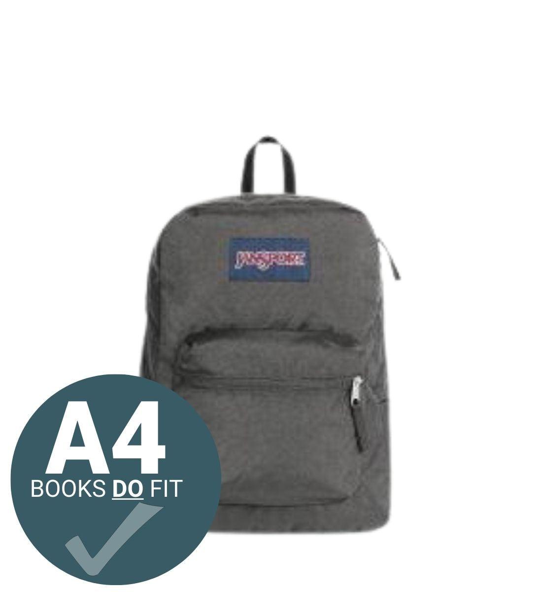 JanSport Cross Town Backpack - Graphite Grey by JanSport on Schoolbooks.ie