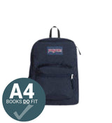 JanSport Cross Town Backpack - Navy by JanSport on Schoolbooks.ie