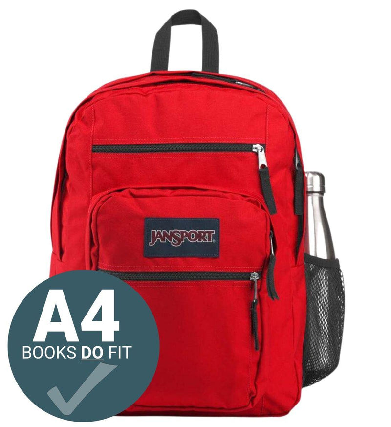 JanSport Big Student Backpack - Red Tape by JanSport on Schoolbooks.ie