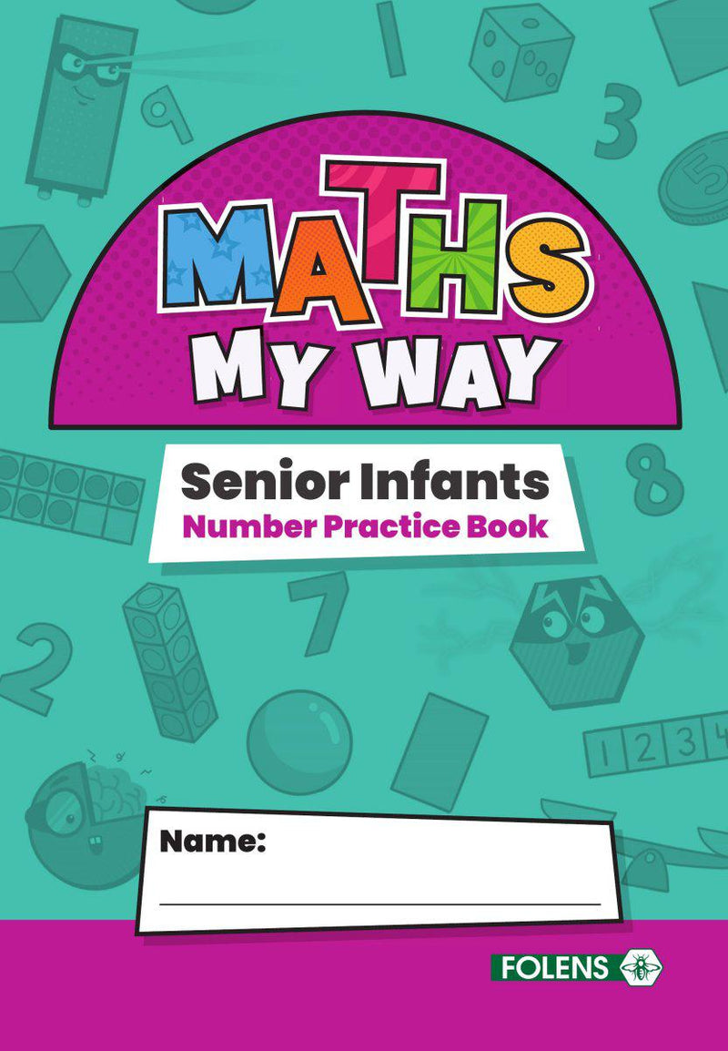 Maths My Way - Senior Infants - Number Practice Book Only by Folens on Schoolbooks.ie