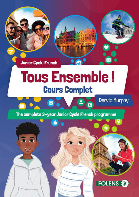 Tous Ensemble - Combined Book 1 & 2 - Textbook Only - New Edition (2024) by Folens on Schoolbooks.ie