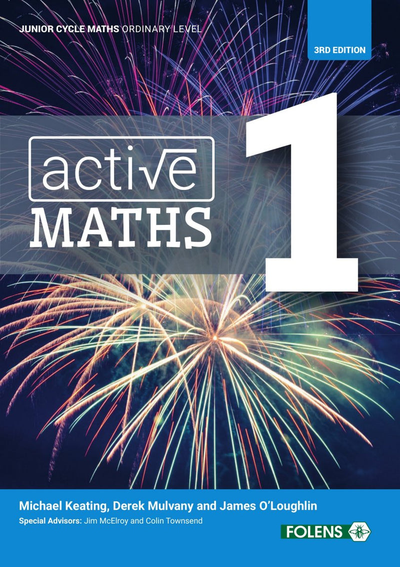 Active Maths 1 - 3rd / New Edition (2024) by Folens on Schoolbooks.ie