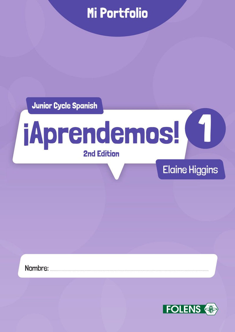 ¡Aprendemos! Book 1 - Mi Portfolio Book Only - 2nd / New Edition (2023) by Folens on Schoolbooks.ie
