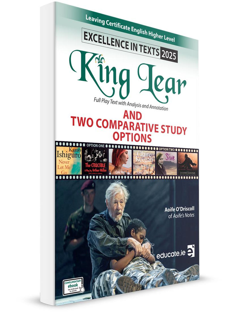 Excellence in Texts - Higher Level - King Lear 2025 (Aoife’s Notes) by Educate.ie on Schoolbooks.ie