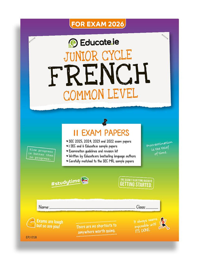 Educate.ie - Exam Papers - Junior Cycle - French - Common Level - Exam 2026 by Educate.ie on Schoolbooks.ie
