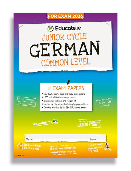 Educate.ie - Exam Papers - Junior Cycle - German - Common Level - Exam 2026 by Educate.ie on Schoolbooks.ie