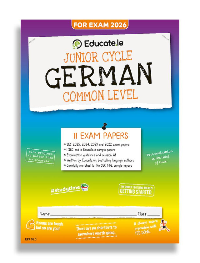 Educate.ie - Exam Papers - Junior Cycle - German - Common Level - Exam 2026 by Educate.ie on Schoolbooks.ie