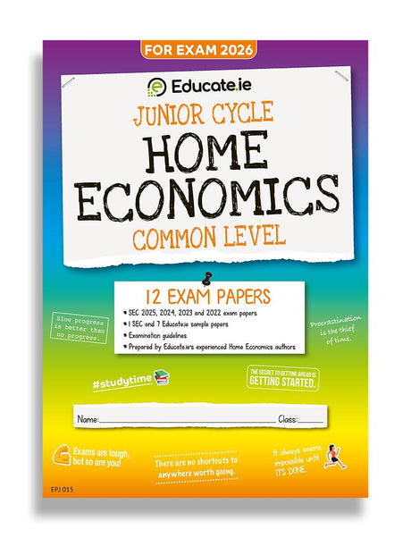 Educate.ie - Exam Papers - Junior Cycle - Home Economics - Common Level - Exam 2026 by Educate.ie on Schoolbooks.ie