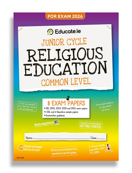 Educate.ie - Exam Papers - Junior Cycle - Religious Education - Common Level - Exam 2026 by Educate.ie on Schoolbooks.ie