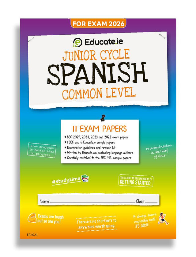 Educate.ie - Exam Papers - Junior Cycle - Spanish - Common Level - Exam 2026 by Educate.ie on Schoolbooks.ie
