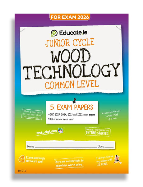 Educate.ie - Exam Papers - Junior Cycle - Wood Technology - Common Level - Exam 2026 by Educate.ie on Schoolbooks.ie