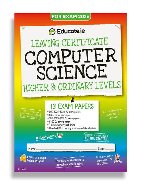 Educate.ie - Exam Papers - Leaving Cert - Computer Science - Higher & Ordinary Level - Exam 2026 by Educate.ie on Schoolbooks.ie