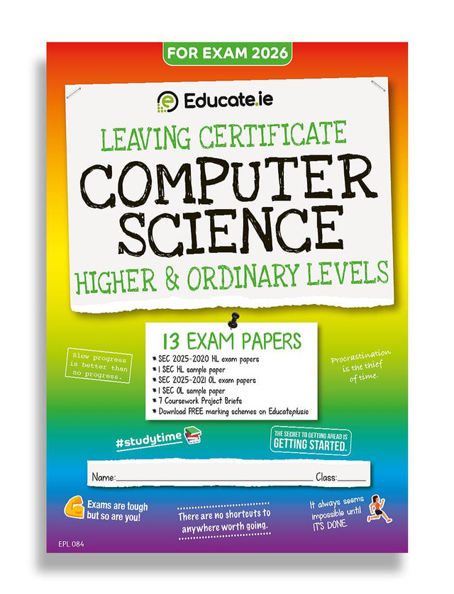 Educate.ie - Exam Papers - Leaving Cert - Computer Science - Higher & Ordinary Level - Exam 2026 by Educate.ie on Schoolbooks.ie