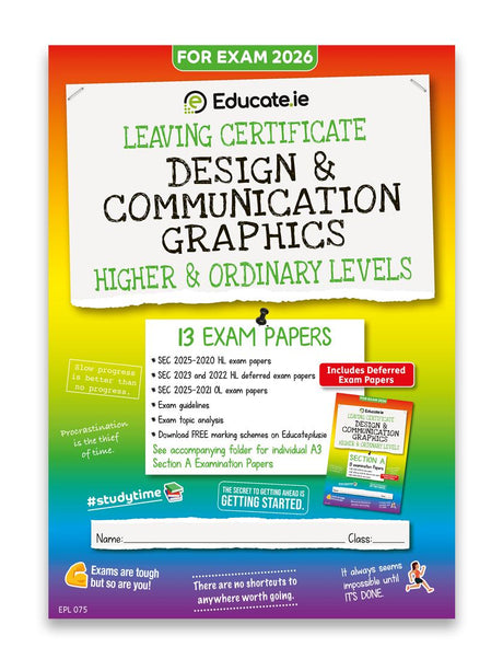 Educate.ie - Exam Papers - Leaving Cert - Design & Communication Graphics - Higher & Ordinary Level - Exam 2026 by Educate.ie on Schoolbooks.ie