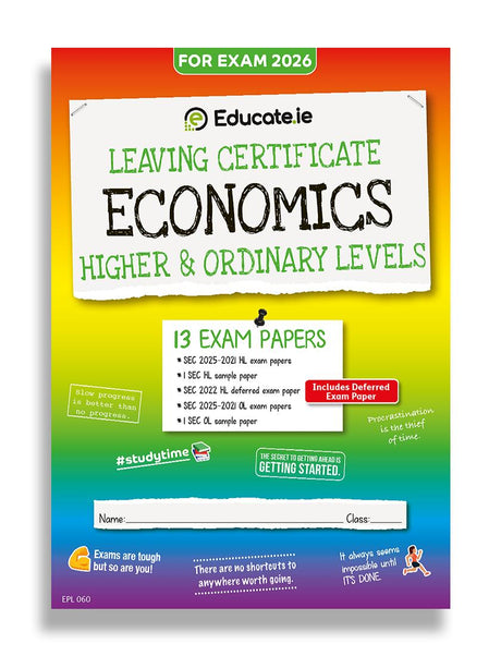 Educate.ie - Exam Papers - Leaving Cert - Economics - Higher & Ordinary Level - Exam 2026 by Educate.ie on Schoolbooks.ie