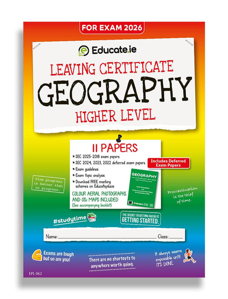 Educate.ie - Exam Papers - Leaving Cert - Geography - Higher Level - Exam 2026 by Educate.ie on Schoolbooks.ie