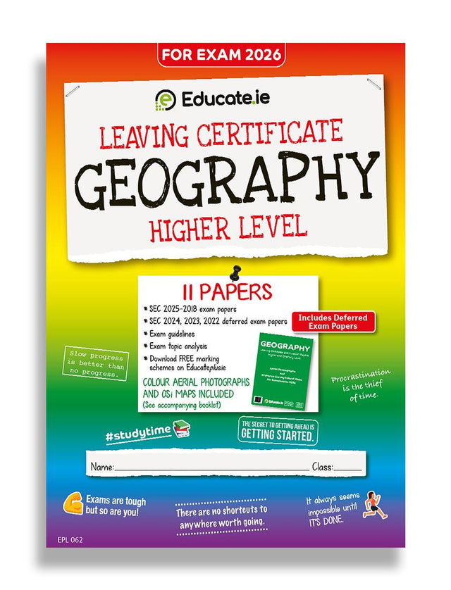 Educate.ie - Exam Papers - Leaving Cert - Geography - Higher Level - Exam 2026 by Educate.ie on Schoolbooks.ie