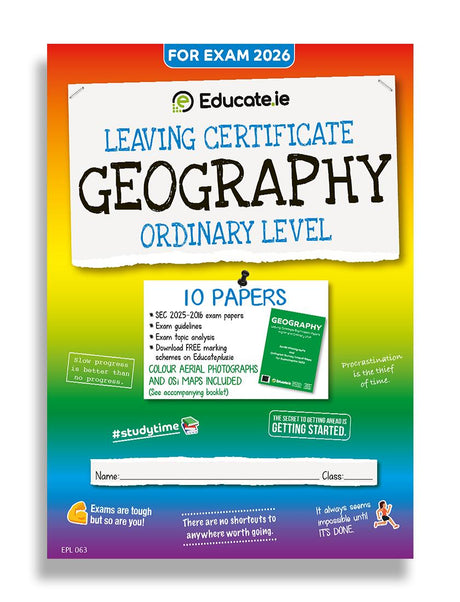 Educate.ie - Exam Papers - Leaving Cert - Geography - Ordinary Level - Exam 2026 by Educate.ie on Schoolbooks.ie