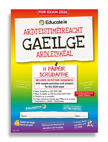 Educate.ie - Exam Papers - Leaving Cert - Gaeilge / Irish - Higher Level - Exam 2026 by Educate.ie on Schoolbooks.ie
