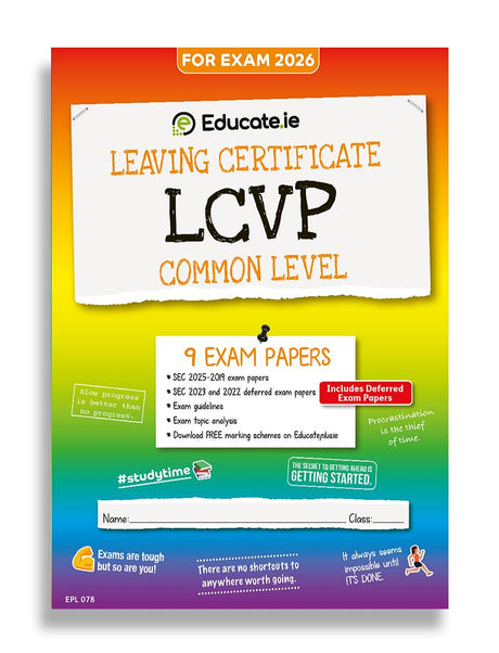 Educate.ie - Exam Papers - Leaving Cert - LCVP - Common Level - Exam 2026 by Educate.ie on Schoolbooks.ie