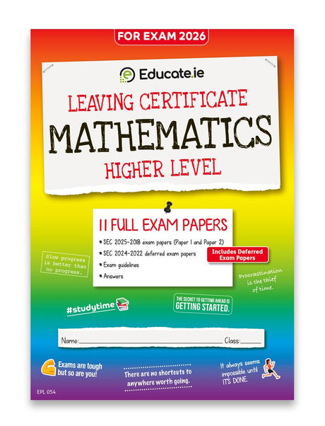 Educate.ie - Exam Papers - Leaving Cert - Maths - Higher Level - Exam 2026 by Educate.ie on Schoolbooks.ie