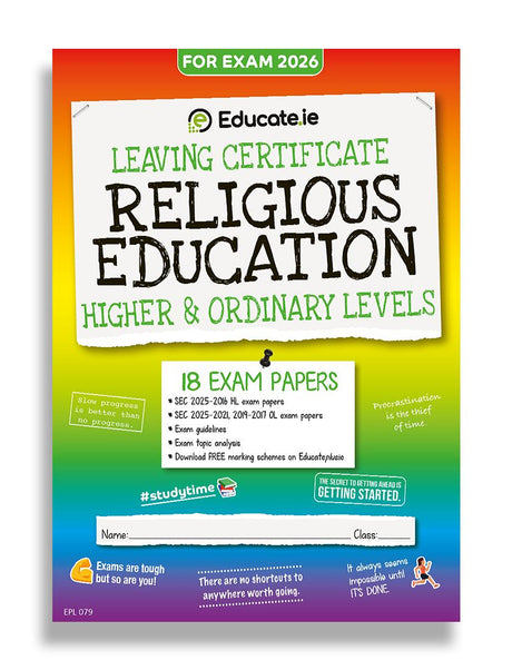 Educate.ie - Exam Papers - Leaving Cert - Religious Education - Higher & Ordinary Level - Exam 2026 by Educate.ie on Schoolbooks.ie