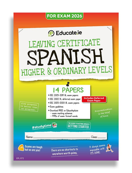 Educate.ie - Exam Papers - Leaving Cert - Spanish - Higher & Ordinary Level - Exam 2026 by Educate.ie on Schoolbooks.ie