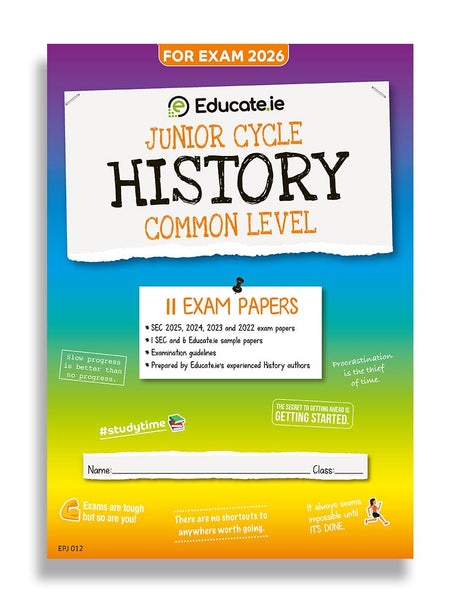 Educate.ie - Exam Papers - Junior Cycle - History - Common Level - Exam 2026 by Educate.ie on Schoolbooks.ie