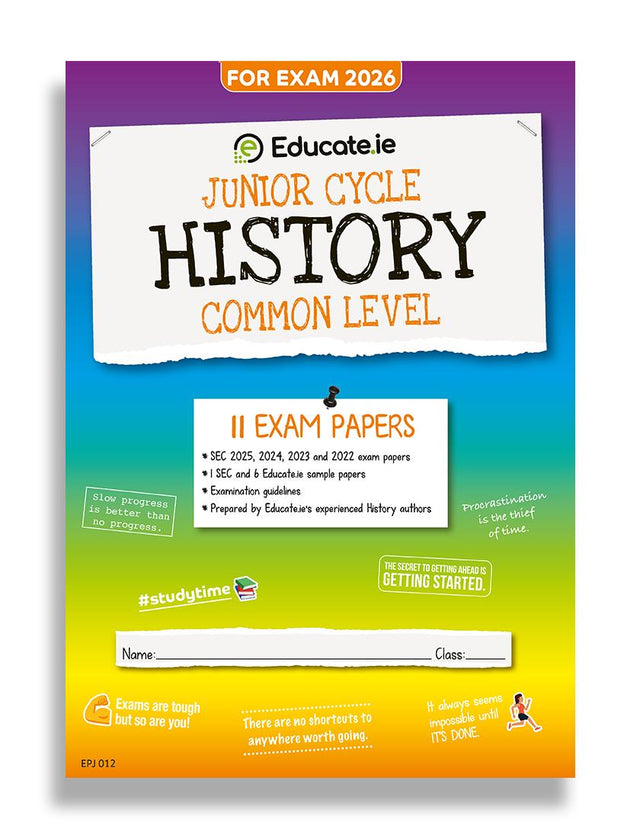 Educate.ie - Exam Papers - Junior Cycle - History - Common Level - Exam 2026 by Educate.ie on Schoolbooks.ie